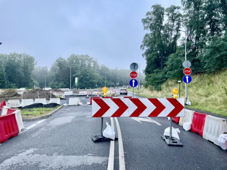 Zmiany w organizacji ruchu na rondzie św. Urbana I Radio Zachód - Lubuskie