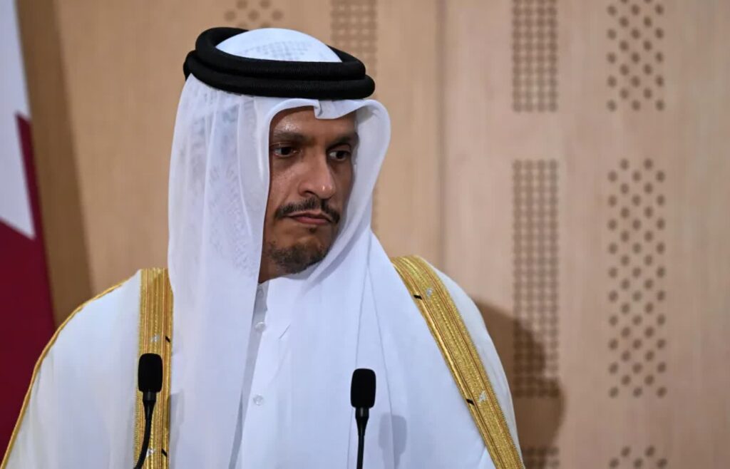 Premier Kataru Mohammed bin Abdulrahman as-Sani Fot. PAP/EPA/MOHAMED HOSSAM