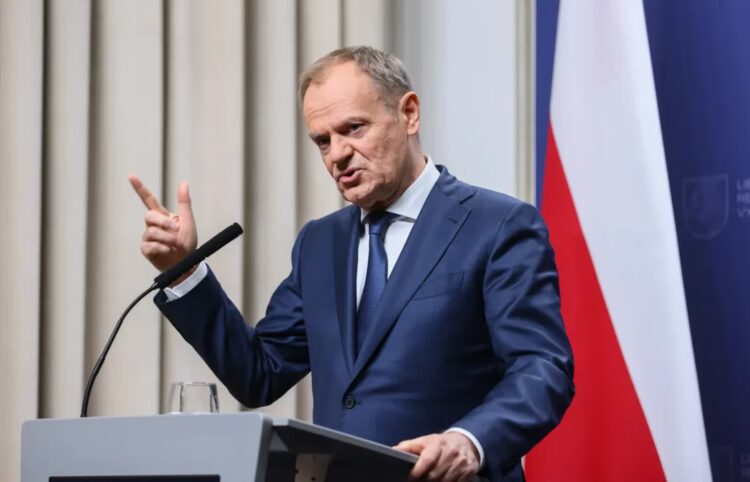 Tusk: w listopadzie możliwe otwarcie dwóch przejść granicznych z Białorusią w Podlaskiem 9 Premier Donald Tusk. Fot. PAP/Leszek Szymański