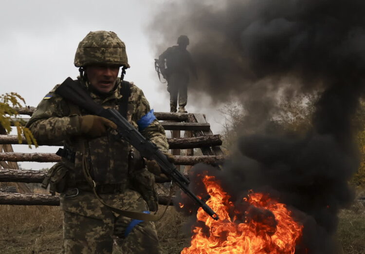 Ukraińcy odbili z rąk Rosjan kilka wsi 9 PAP/EPA/Press service of the 65th Mechanized Brigade HANDOUT