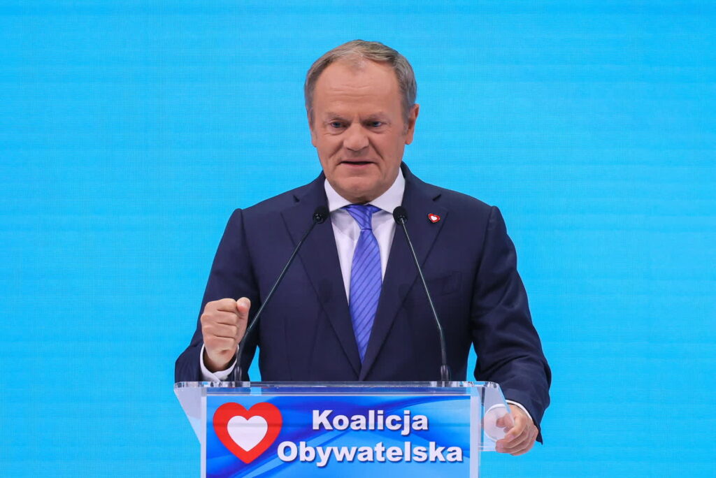 Tusk: Nie damy się podzielić z Europą i Zachodem 1 PAP/Paweł Supernak