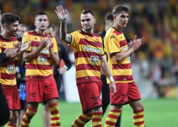 Piłkarze Jagiellonii Białystok. Fot. PAP/Michał Zieliński