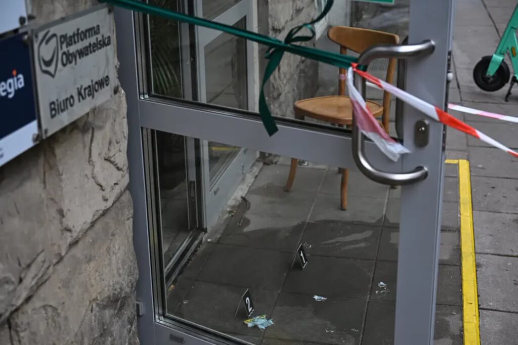 Miejsce zdarzenia Fot. PAP/Radek Pietruszka