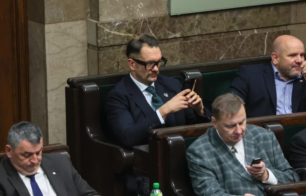Poseł PiS Łukasz Mejza, fot. PAP/Leszek Szymański