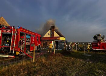 Pożar poddasza w Ciecierzycach Radio Zachód - Lubuskie