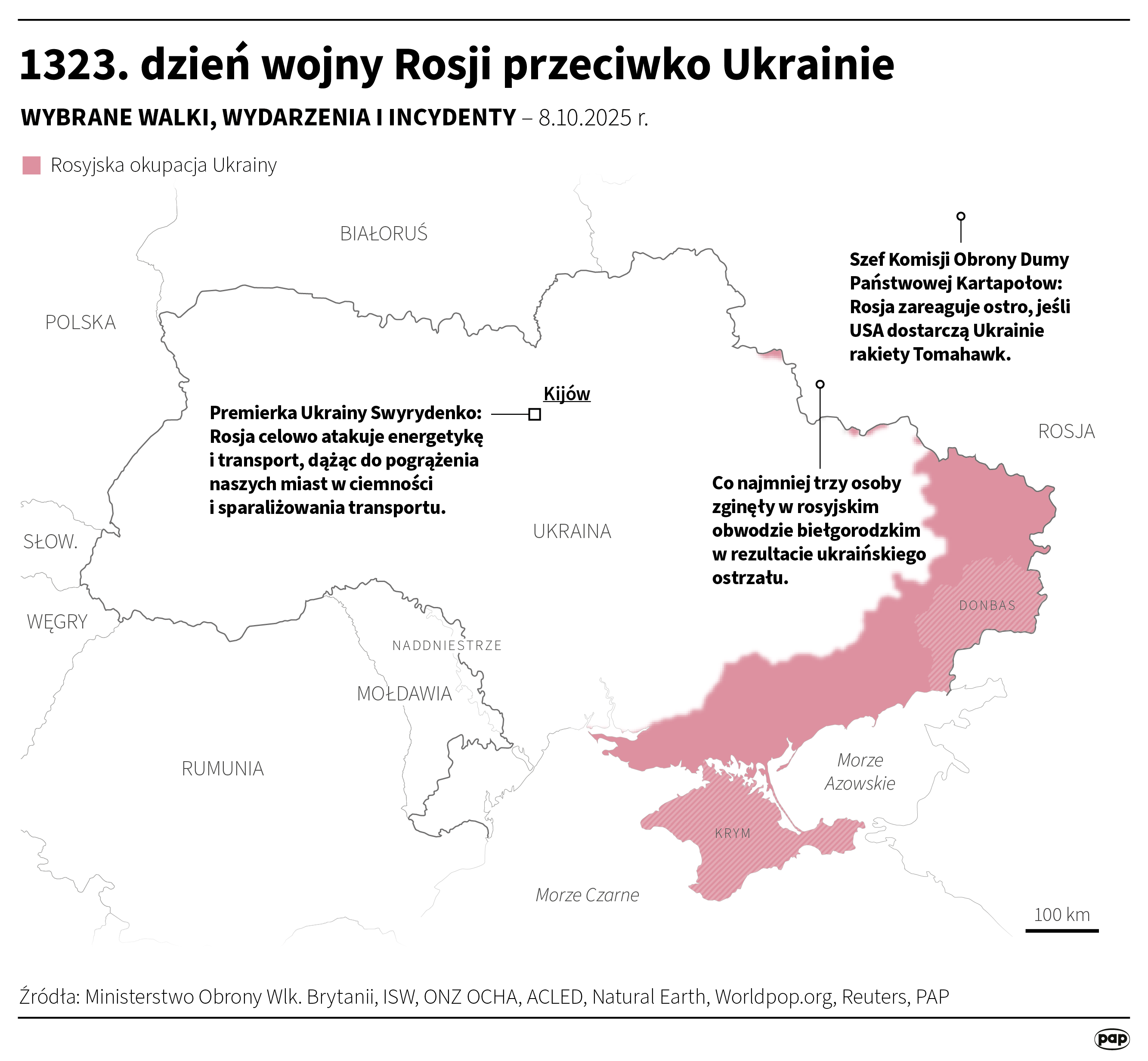 Zełenski: jest duże ryzyko, iż Putin może rozpocząć wojnę światową