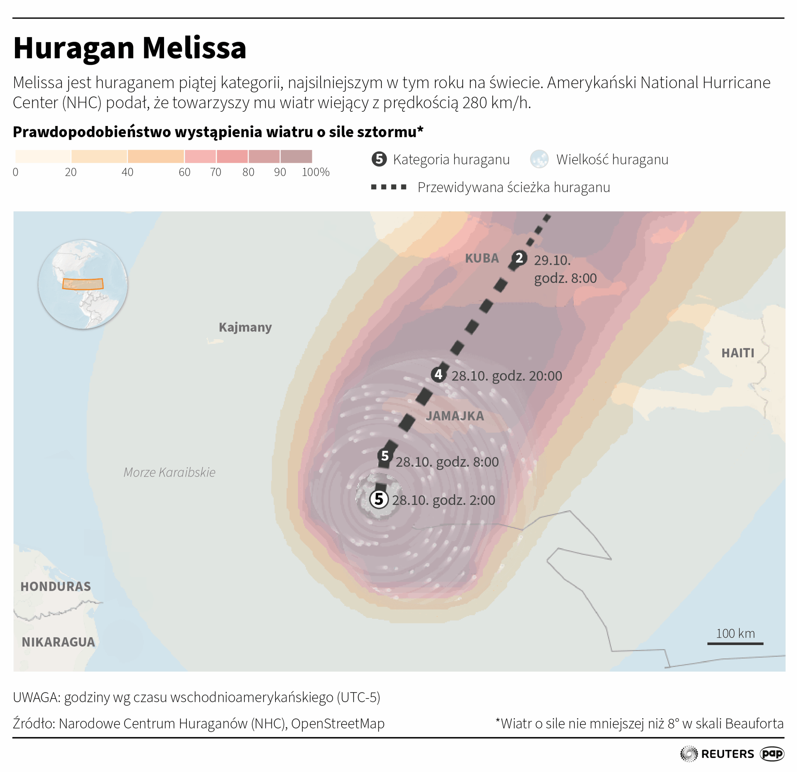 Huragan Melissa dotarł do Jamajki. Mieszkańcy przygotowują się na najgorsze Radio Zachód - Lubuskie