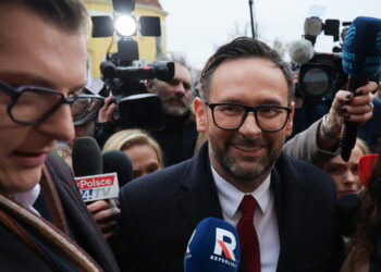 Daniel Obajtek zabrał głos po wyjściu z prokuratury 10 Fot. PAP/Paweł Supernak