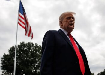 Prezydent USA Donald Trump. Fot. PAP/EPA/ SAMUEL CORUM / POOL