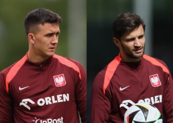 Mateusz Kochalski i Bartosz Bereszyński Fot. PAP/Leszek Szymański