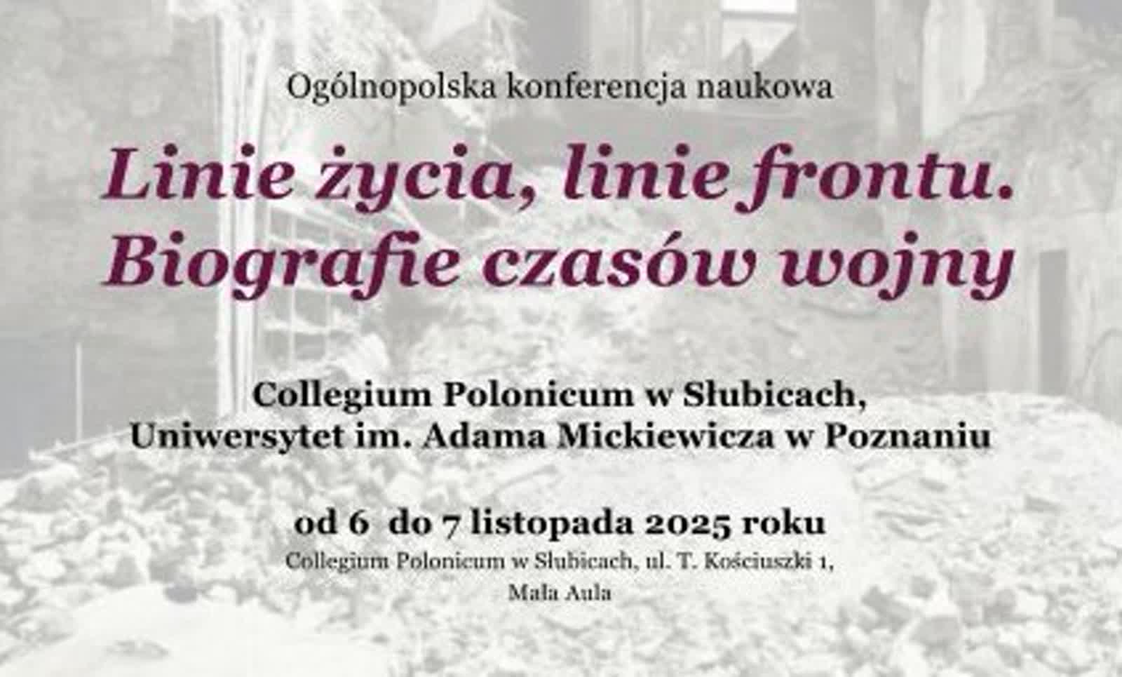 W Collegium Polonicum o wojnie w literaturze