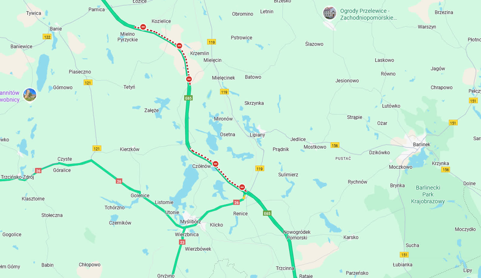 Kolizja na S3. Ruch odblokowany Radio Zachód - Lubuskie