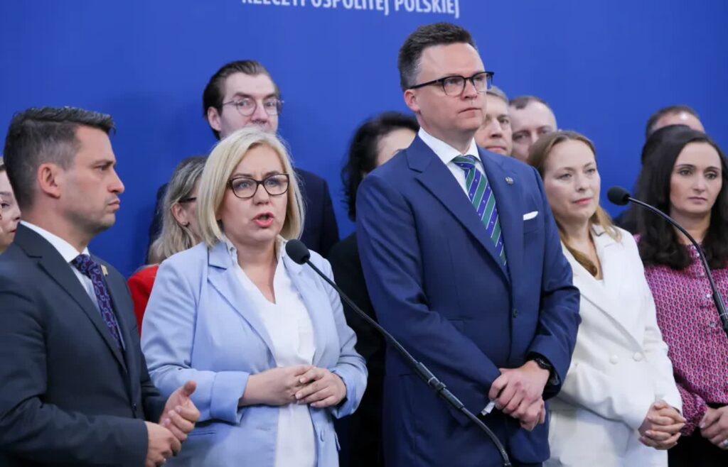 Politycy Polski 2050, fot. PAP/Rafał Guz