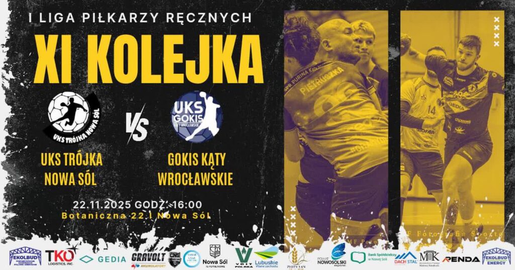 Lider I ligi przyjedzie do Nowej Soli plakat meczowy: Facebook/UKS Trójka Nowa Sól