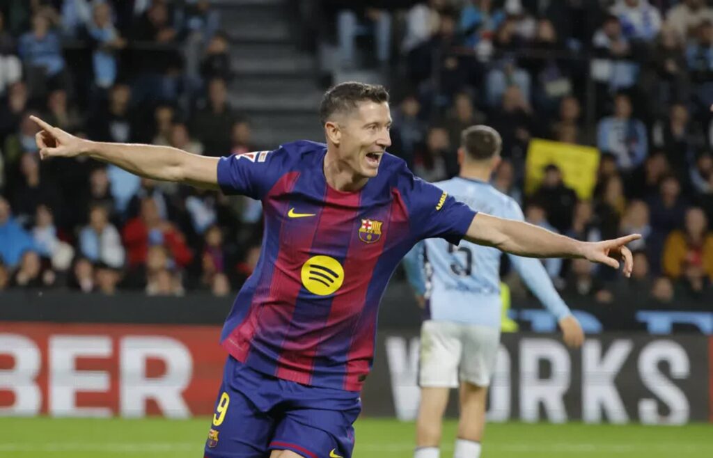 Robert Lewandowski. Fot. PAP/EPA/Lavandeira Jr.