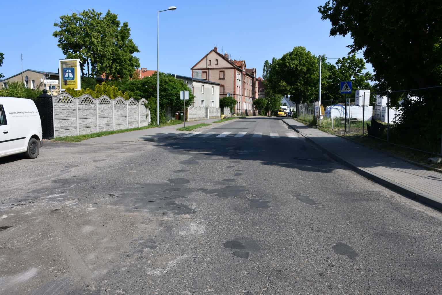 Ostatnie prace przy ulicy Kolejowej w Żaganiu