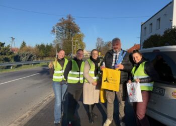 Urzędowy i mundurowy patrol w Babimoście 14 Urzędowy i mundurowy patrol w Babimoście Radio Zachód - Lubuskie