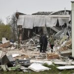 Rosja zaatakowała Ukrainę 69 dronami. Fot. PAP/EPA/SERGEY KOZLOV