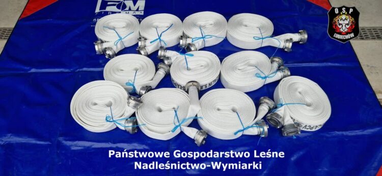 Leśnicy i strażacy zapobiegają pożarom 9 fot. OSP Lubiechów