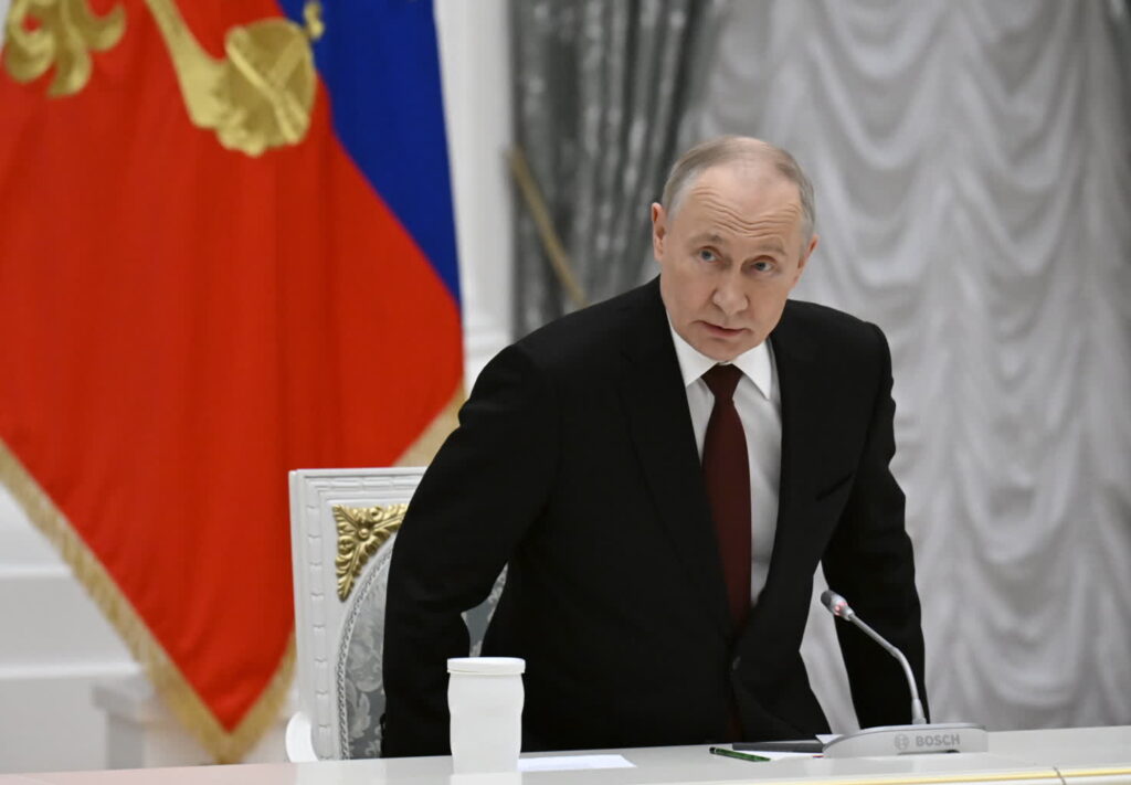 Władimir Putin, rosyjski dyktator (PAP/EPA/ALEXANDER NEMENOV / AFP / POOL)