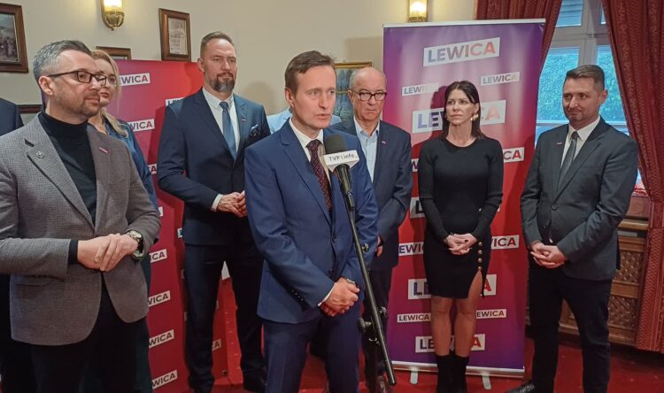 Tomasz Nesterowicz szefem Nowej Lewicy w Lubuskiem 9 Kongres lubuskiej Nowej Lewicy w Zielonej Górze - konferencja prasowa (fot. Piotr Bakselerowicz)