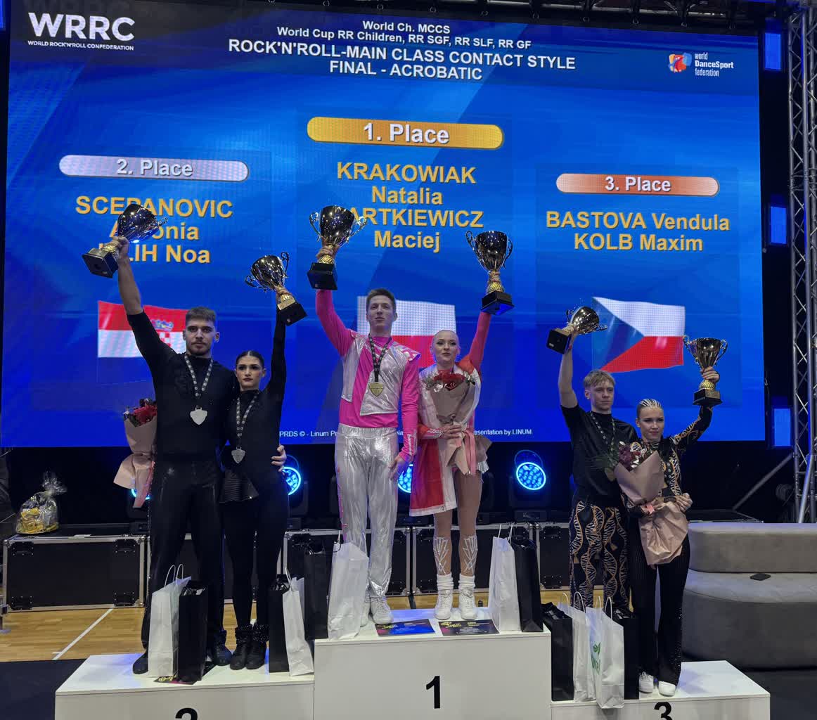 Zielonogórzanie wygrali mistrzostwa świata w Rock’n’Rollu Akrobatycznym! Radio Zachód - Lubuskie