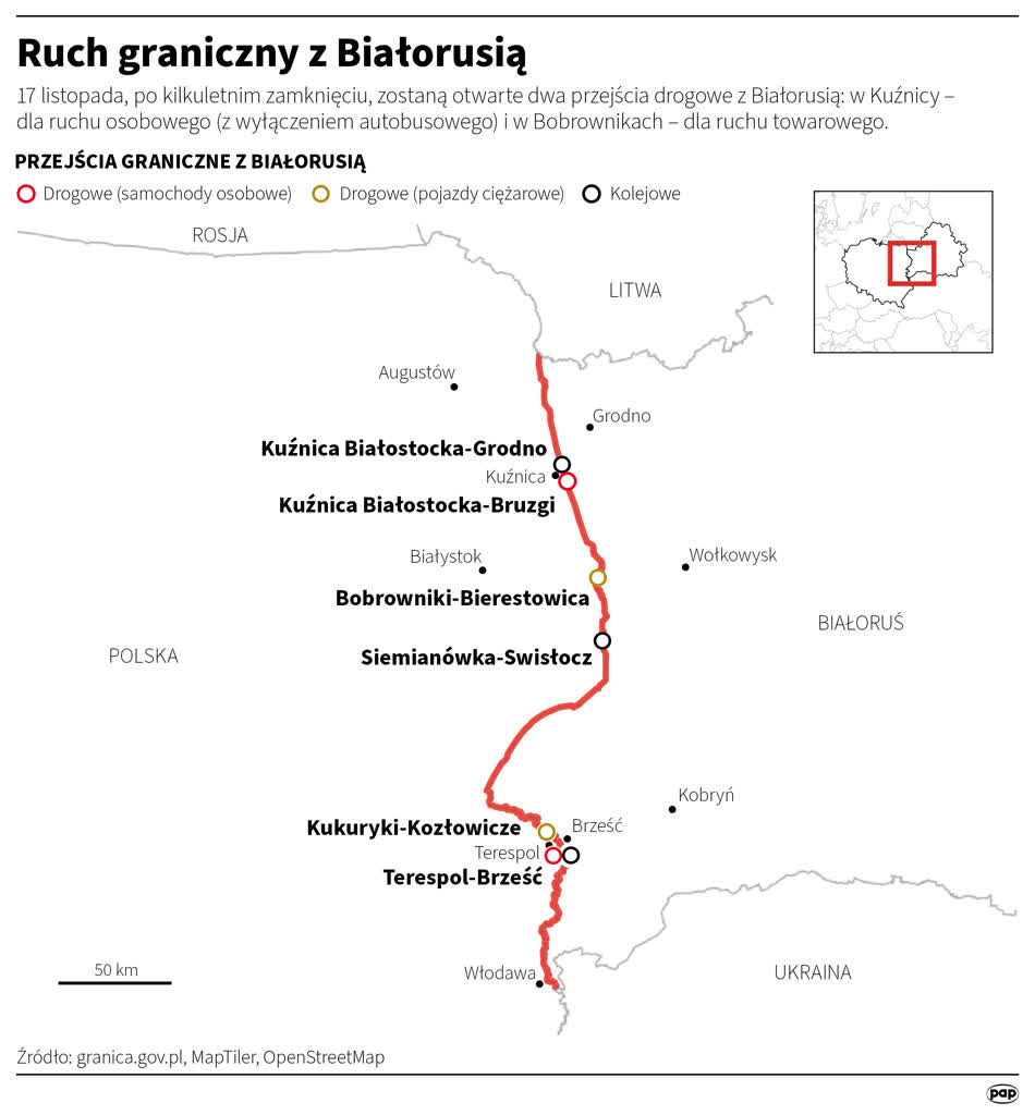 Po kilku latach znów otwarte będą przejścia graniczne w Kuźnicy i Bobrownikach 12 igrafika_20251116_01.png