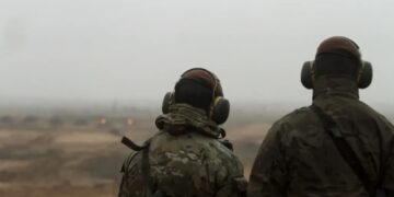 Żołnierze na poligonie - zdjęcie ilustracyjne Fot. PAP/EPA/VALDA KALNINA