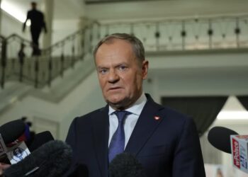 Premier Donald Tusk. Fot. PAP/Paweł Supernak