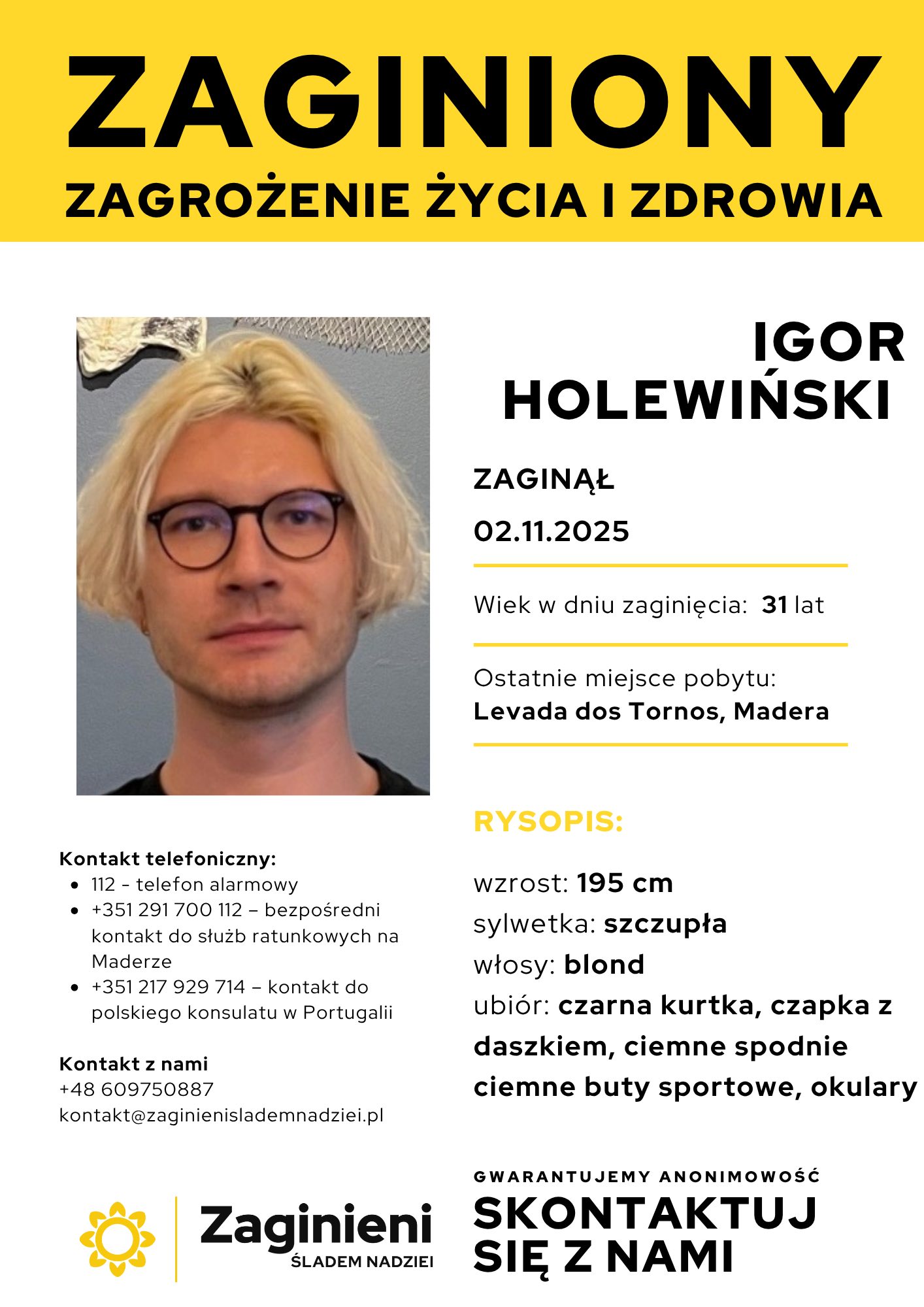 Trwają poszukiwania zaginionego na Maderze Polaka Radio Zachód - Lubuskie