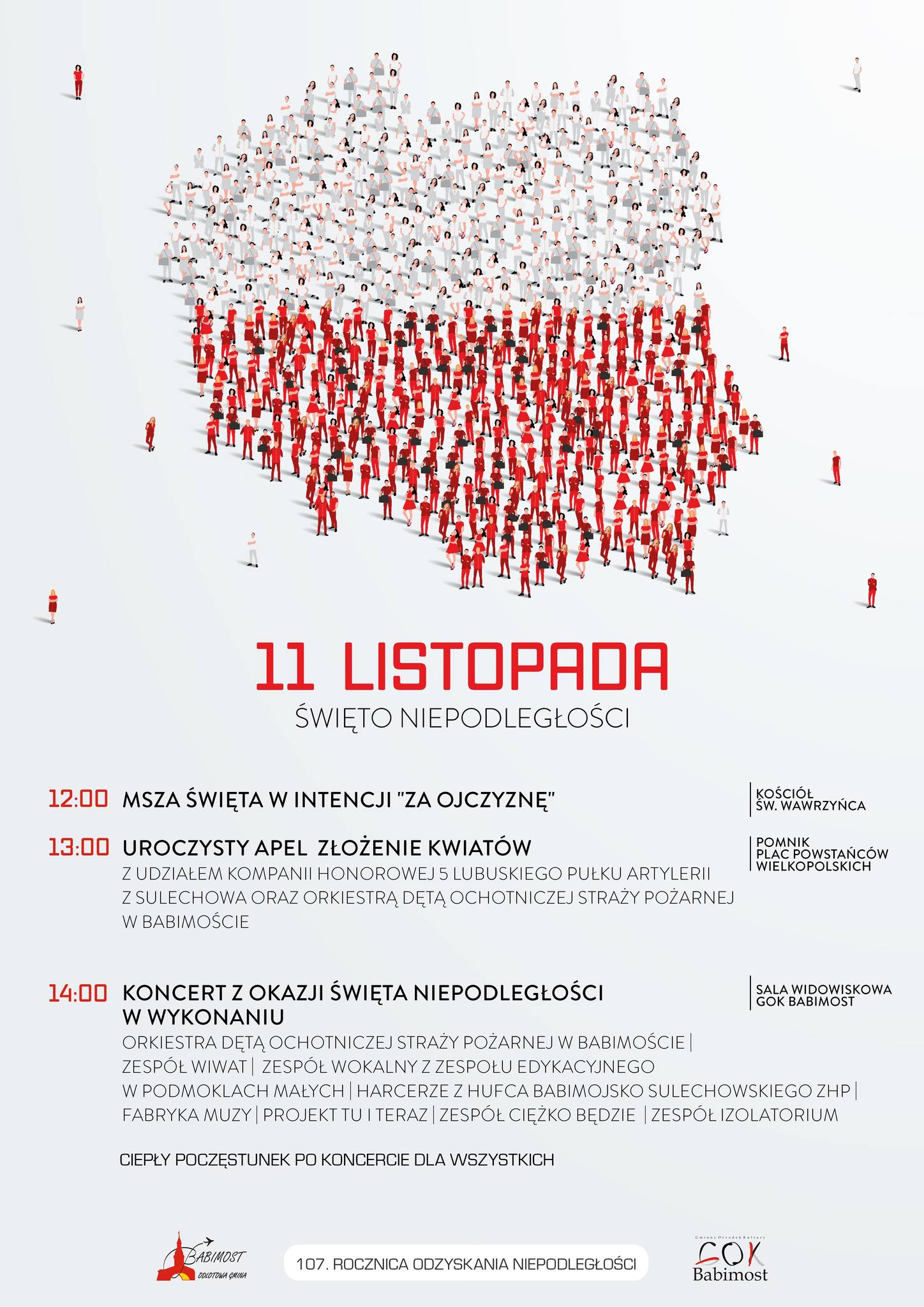 Obchody 11 listopada w Babimoście Radio Zachód - Lubuskie