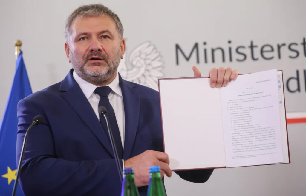 Minister Sprawiedliwości Waldemar Żurek. Fot. PAP/Rafał Guz