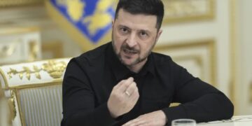 Wołodymyr Zełenski. Fot. PAP/EPA/STRINGER