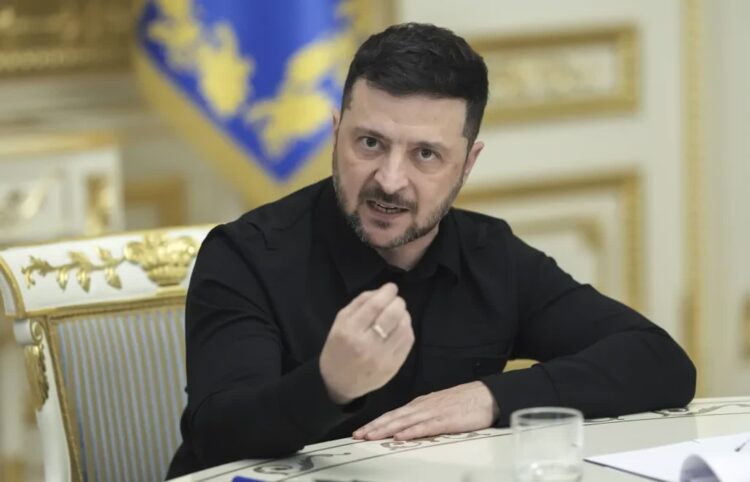 Zełenski: Rosja może otworzyć drugi front w Europie, nim skończy się wojna w Ukrainie 9 Wołodymyr Zełenski. Fot. PAP/EPA/STRINGER