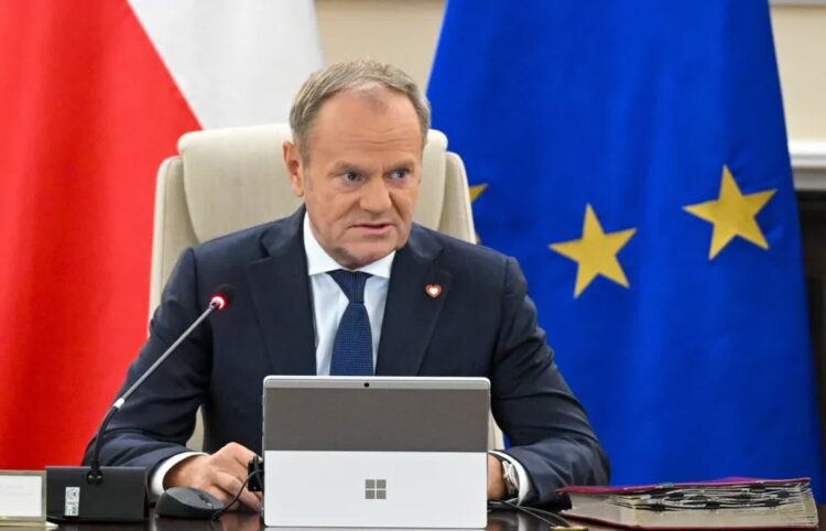 Akty dywersji na torach kolejowych. Rząd zwołuje posiedzenie Komitetu ds. Bezpieczeństwa Narodowego 9 Donald Tusk Fot. PAP/Radek Pietruszka