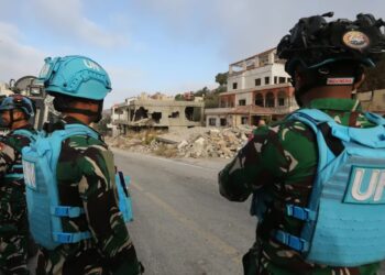 Siły pokojowe ONZ w Libanie oskarżyły Izrael o ostrzelanie ich żołnierzy 11 Siły pokojowe ONZ w Libanie (UNIFIL). Fot. EPA/WAEL HAMZEH