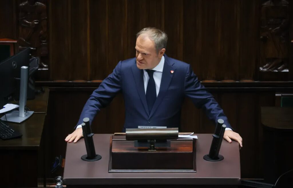 Premier Donald Tusk. Fot. PAP/Leszek Szymański