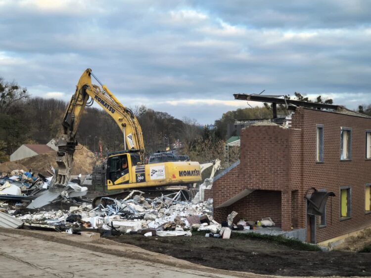 Wielka demolka na trasie obwodnicy Radio Zachód - Lubuskie