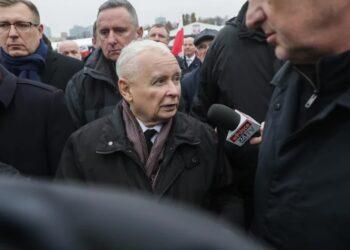 Prezes PiS Jarosław Kaczyński. Fot. PAP/Tomasz Gzell