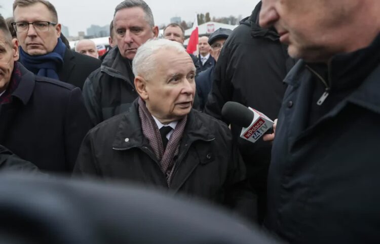 Prezes PiS Jarosław Kaczyński. Fot. PAP/Tomasz Gzell