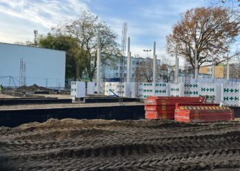 Trwa budowa hali sportowej przy ul. Wyspiańskiego Radio Zachód - Lubuskie