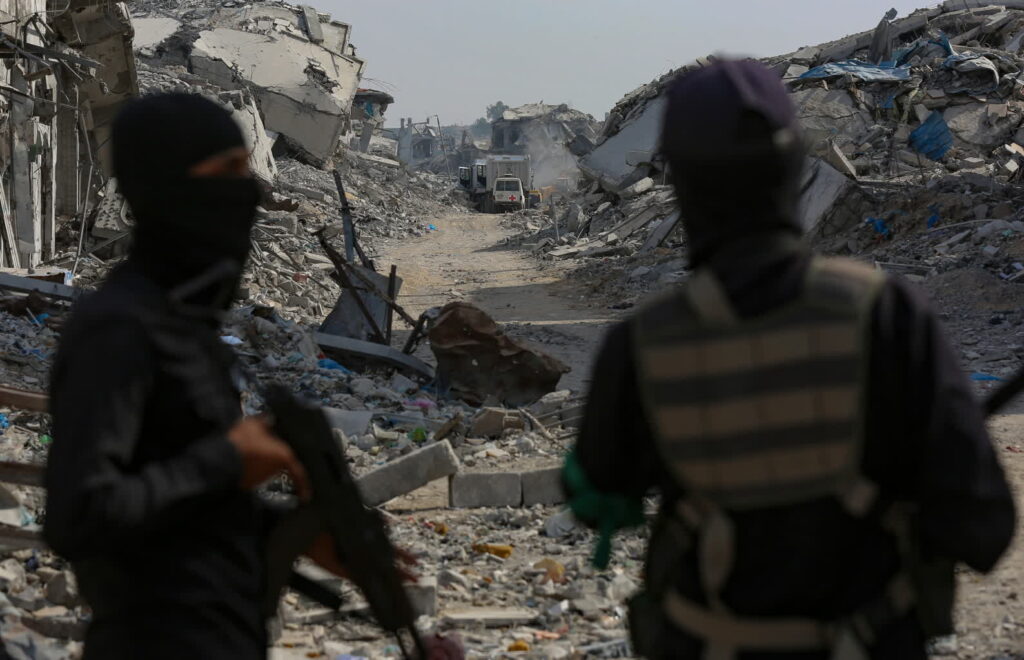 USA z planem na bezpieczeństwo w Strefie Gazy? Chcą zgody ONZ 3 Konflikt w Strefie Gazy. PAP/EPA/MOHAMMED SABER