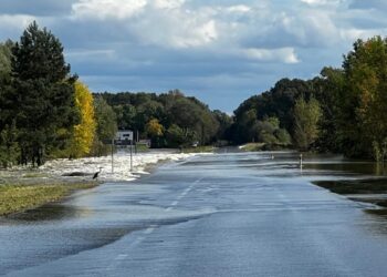 Uszkodzona droga - Przyborów