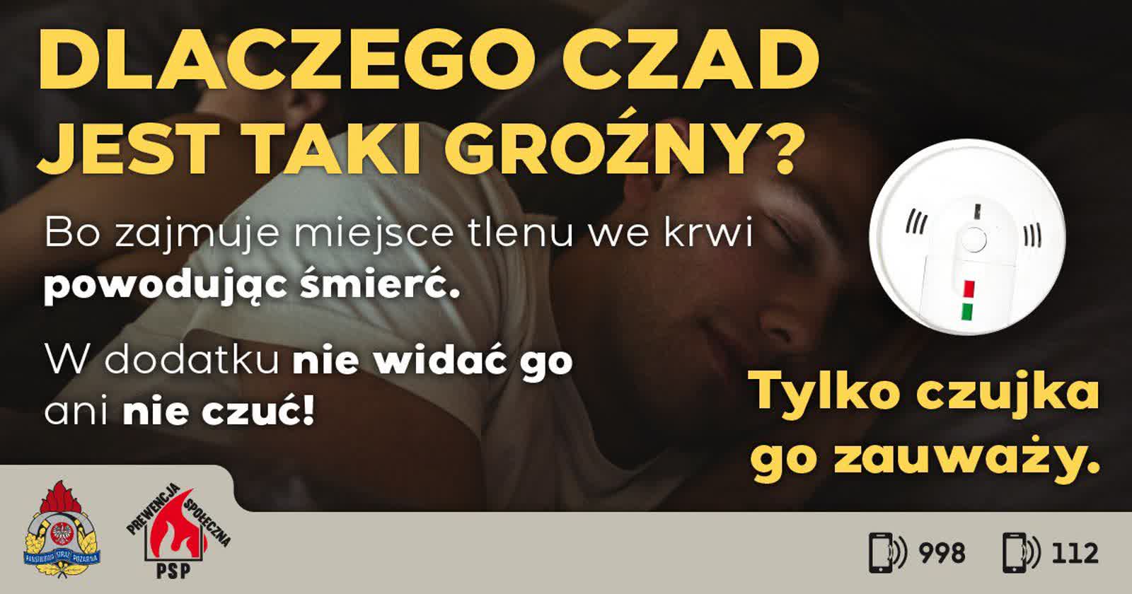Czad – cichy zabójca zbiera żniwo