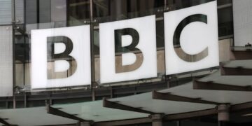 Logo BBC Fot. PAP/EPA/ANDY RAIN