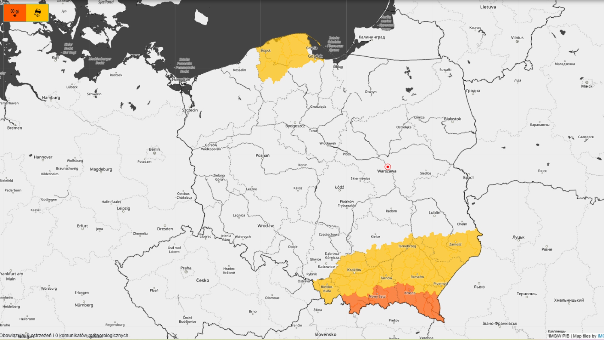Południe kraju pod śniegiem. Co nas czeka w weekend?