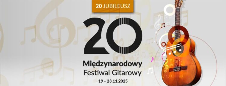 Startuje jubileuszowy XX Międzynarodowy Festiwal Gitarowy Radio Zachód - Lubuskie