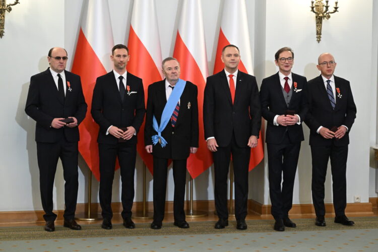 Ordery Orła Białego dla Waldemara Łysiaka i Andrzeja Poczobuta 9 PAP/Radek Pietruszka