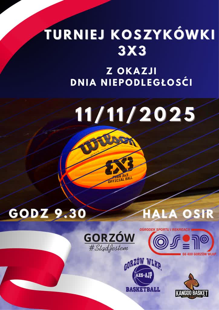 Niepodległościowy turniej koszykówki Radio Zachód - Lubuskie