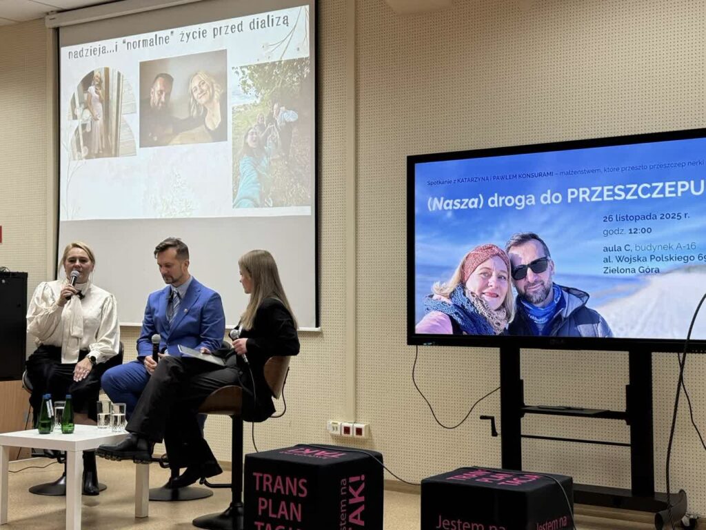 "Nasza droga do przeszczepu" - spotkanie z Katarzyną i Pawłem Konsur Radio Zachód - Lubuskie